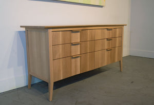 Rift Low Profile Hardwood Dresser